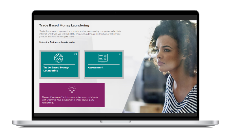 Compliance & ESG Trade Based Money Laundering course screen shot